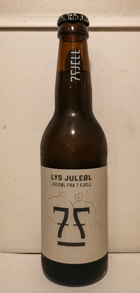 Lys Juleøl fra 7 Fjell