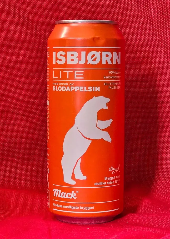 Isbjørn Lite blodappelsin fra Mack