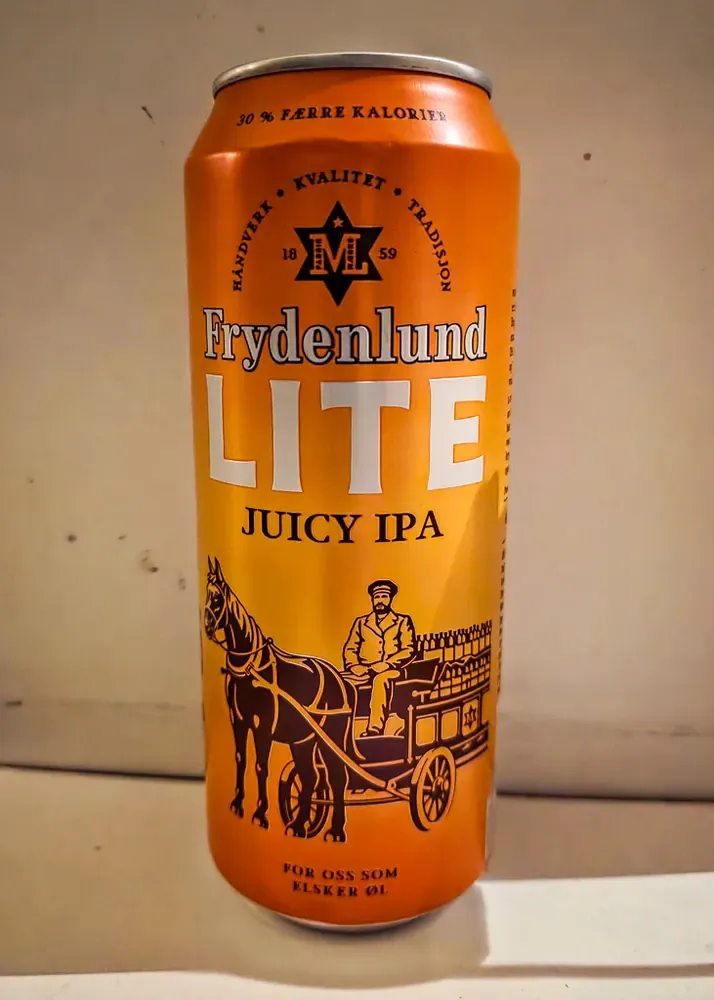 Lite Juicy IPA fra Frydenlund